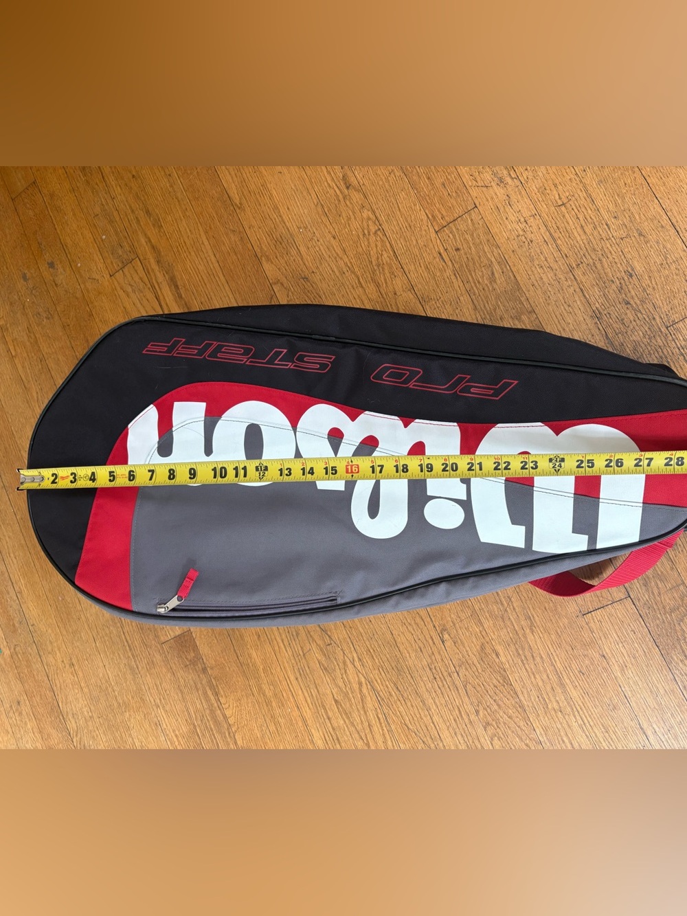 Wilson Pro Staff Tennis Racket Bag | Gray & Red | Multi-Compartment ๐พ - Picture 14 of 16